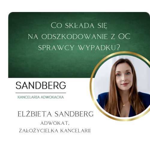 odszkodowanie z OC sprawcy, wypadek komunikacyjny odszkodowanie, zadośćuczynienie po wypadku, zwrot kosztów leczenia po wypadku, prywatne leczenie odszkodowanie, utracone wynagrodzenie wypadek, utracone korzyści odszkodowanie, koszty opieki osób trzecich, pomoc osoby trzeciej odszkodowanie, zwrot kosztów rehabilitacji, koszty dojazdów do lekarza, samochód zastępczy z OC sprawcy, auto zastępcze po wypadku, szkoda całkowita odszkodowanie, zaniżone odszkodowanie ubezpieczyciel, odwołanie od decyzji ubezpieczyciela, kancelaria odszkodowawcza pomoc, adwokat od wypadków komunikacyjnych, pełna rekompensata szkody, roszczenia po wypadku drogowym